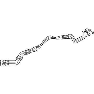 Volkswagen Touareg Transmission Oil Cooler Hose - 7L0-317-801-J