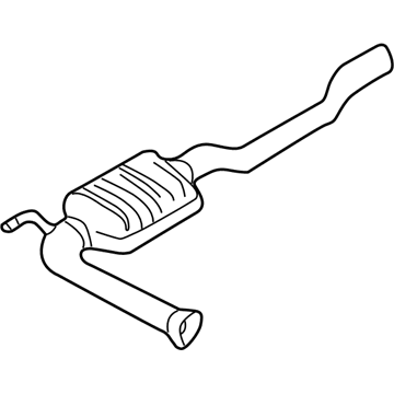 Volkswagen Exhaust Pipe - 023-131-089-DX