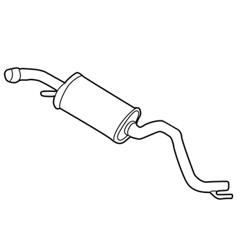 Volkswagen EuroVan Exhaust Pipe - JZW-253-409-E