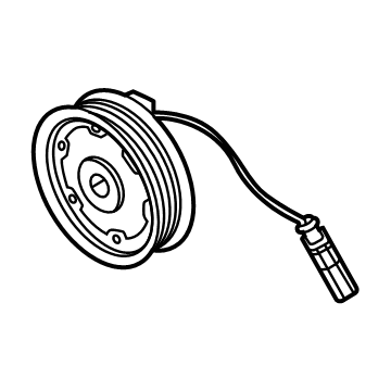 Volkswagen A/C Compressor Clutch - 3WA-820-811