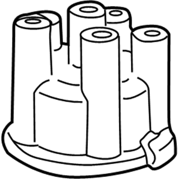 Volkswagen Distributor Cap - 034-905-207-B