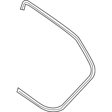 Volkswagen Phaeton Door Seal - 3D7-867-368-G-9B9