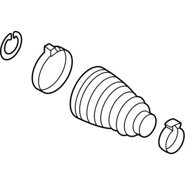 Volkswagen 1EA-598-201-A Inner CV Joint Boot