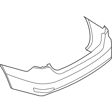 Volkswagen Jetta Bumper Cover - 5C6-807-421-H-GRU
