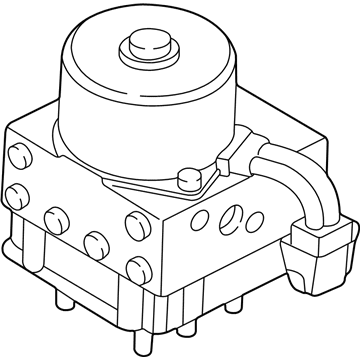 Volkswagen ABS Pump And Motor Assembly - 1H1-698-217-D