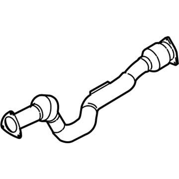 Volkswagen Phaeton Exhaust Pipe - 3D0-254-251-RX