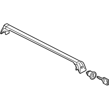 Volkswagen 7P6-860-028-B Carrier Bar Volkswagen 7P6-860-028-B Carrier Bar