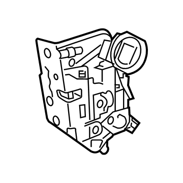 Volkswagen Door Latch Assembly - 5GM-839-015-E