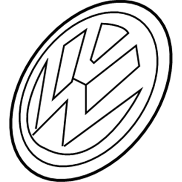 Volkswagen Phaeton Emblem - 3D0-853-600-A