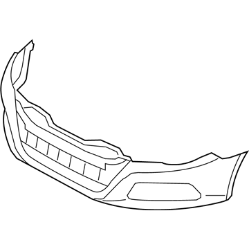 Volkswagen CC Bumper Cover - 3C8-807-217-AA-GRU