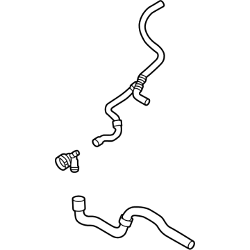 Volkswagen Taos Coolant Reservoir Hose - 5QM-122-101-AF