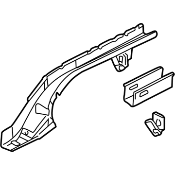 Volkswagen Golf Frame Rail - 1J6-803-502-J