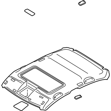 Volkswagen 3B5-867-501-DM-4R4 Headliner Volkswagen 3B5-867-501-DM-4R4 Headliner
