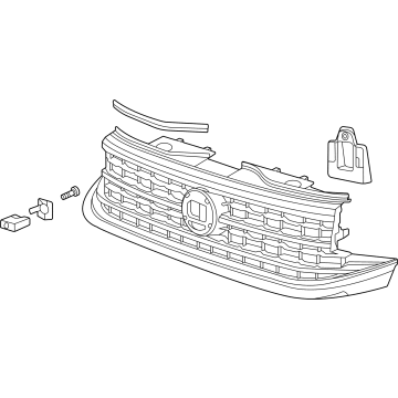 Volkswagen Grille - 3CM-853-651-M-LDB