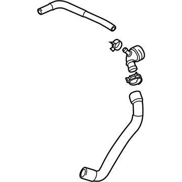 Volkswagen Heater Hose - 5Q0-122-157-AK