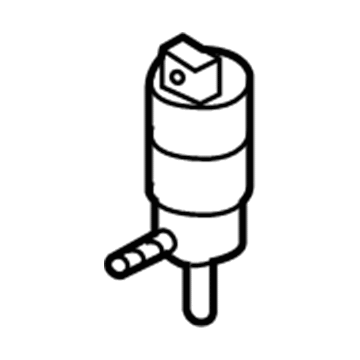 Volkswagen 3D0-955-681 Washer Pump 3D0-955-681 Volkswagen Washer Pump Illustration 1 of 1