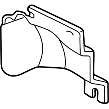 Volkswagen Radius Heat Shield - 8D0-422-704-A