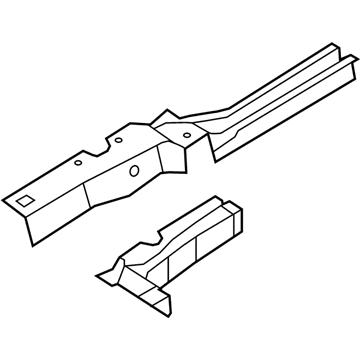 Volkswagen Routan Frame Rail - 7B0-803-104