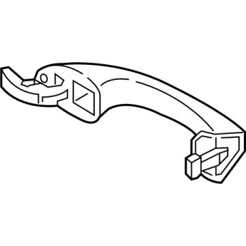 Volkswagen Taos Exterior Door Handle - 2GJ-837-206-GRU