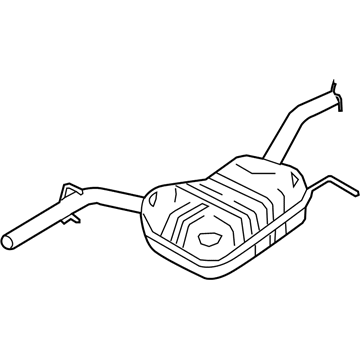 Volkswagen CC Exhaust Pipe - 3AA-253-409-A