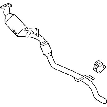Volkswagen Exhaust Pipe - 7P0-254-301-BX