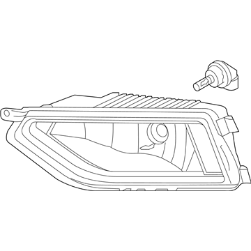 Volkswagen Fog Light - 3CN-941-661