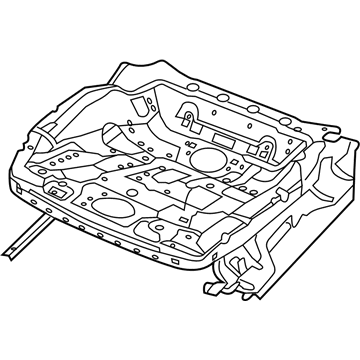 Volkswagen 5C5-881-106-B Seat Frame Volkswagen 5C5-881-106-B Seat Frame