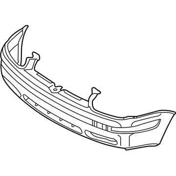 Volkswagen Jetta Bumper Cover - 1J5-807-217-J-GRU