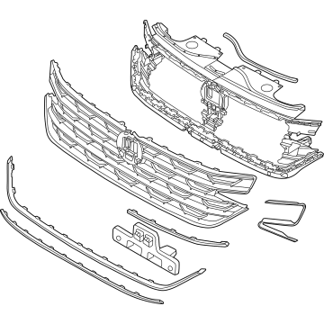 Volkswagen Atlas Grille - 3CN-853-651-AR-OQE