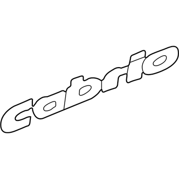 Volkswagen Jetta Emblem - 1HM-853-675-B-GX2