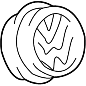 Volkswagen Cabrio Emblem - 1E0-853-630-FCS
