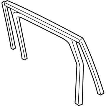 Volkswagen Touareg Window Run - 7P0-839-432-L