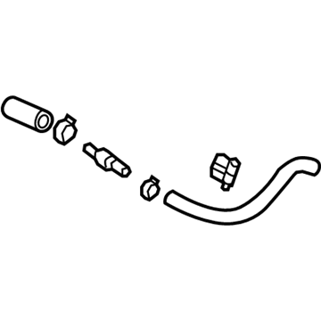 Volkswagen CC Coolant Reservoir Hose - 3C0-121-086-M