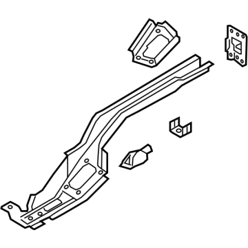Volkswagen 5Q0-803-501-CK Rail Assembly