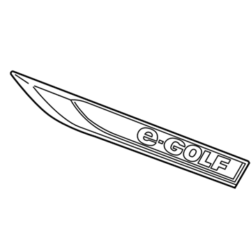 Volkswagen e-Golf Emblem - 5GE-853-688-E-JMX