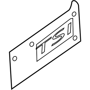 Volkswagen Emblem - 1K9-853-675-B-GQF