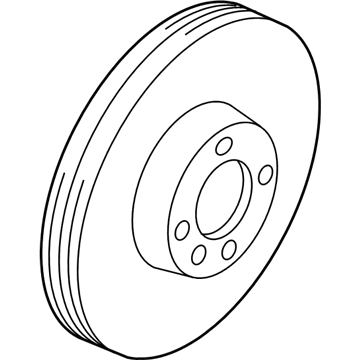Volkswagen Brake Rotor - 5C0-615-301-C