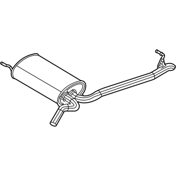 Volkswagen Exhaust Pipe - 17A-253-609-L
