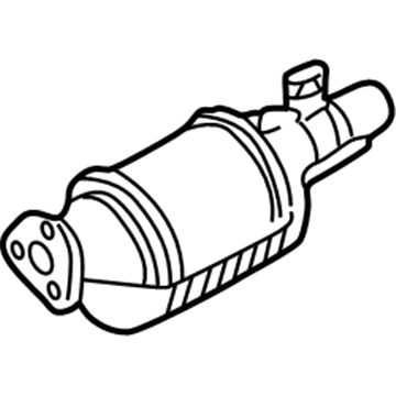 Volkswagen Cabrio Exhaust Pipe - 1H0-131-702-BX