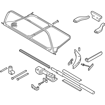 Volkswagen Eos Air Deflector - 1Q0-862-951-G-03C