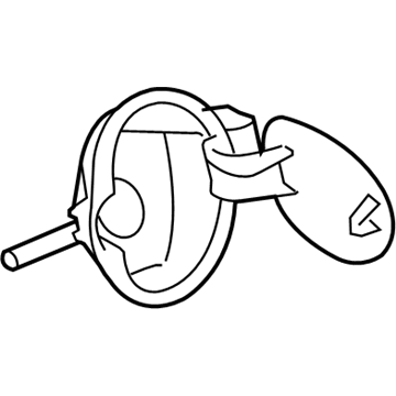 Volkswagen Eos Fuel Door - 1Q0-809-857-GRU