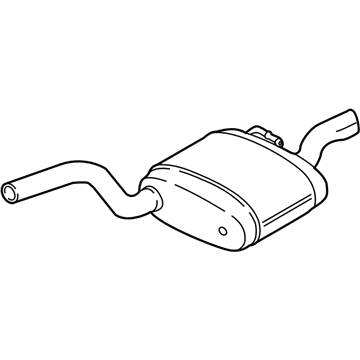 Volkswagen Exhaust Resonator - 561-253-609-AN