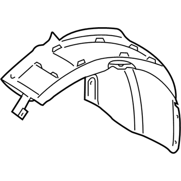 Volkswagen Eos Wheelhouse - 1Q0-805-977-A