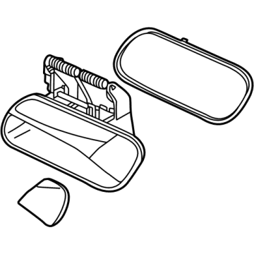 Volkswagen ID.4 Exterior Door Handle - 11K-837-205-P-GRU