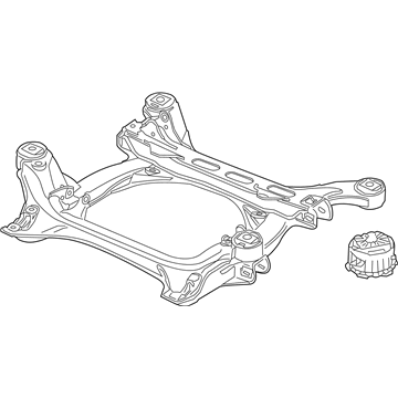 Volkswagen Touareg Front Cross-Member - 7L0-499-030-T