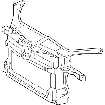 Volkswagen Rabbit Radiator Support - 1K0-805-588-N