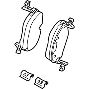 Volkswagen Brake Pads - 1EA-698-151-D