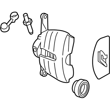 Volkswagen Golf R Brake Caliper Repair Kit - 5G0-615-123-D