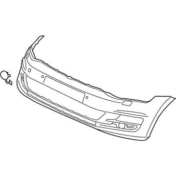 Volkswagen Bumper Cover - 5G0-807-221-BJ-GRU