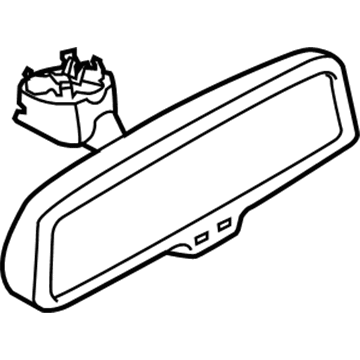 Volkswagen Touareg Car Mirror - 7P6-857-511-T-UOG